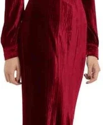 Voodoo Vixen Lange Jurk -L- Olive 30s Rood