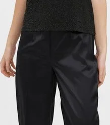 Vero Moda T-shirt Vmkanva Ss Short Top Jrs 10276995 Black/silver Lur Dames Maat - L -Dameskleding Verkoop 218x840