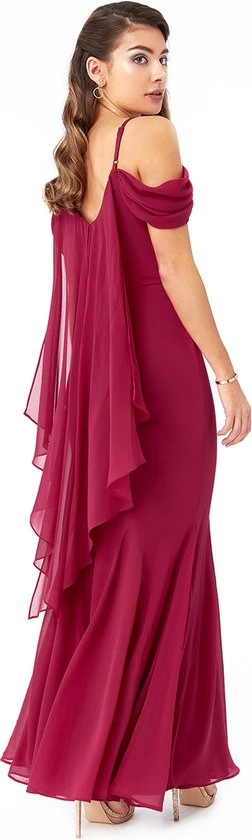 Merkloos Speelse Jurk Met Drapering Aan De Achterkant - Maat 38 - Roze 2 Merkloos Speelse Jurk Met Drapering Aan De Achterkant - Maat 38 - Roze - Afbeelding 2