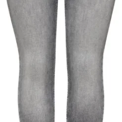 Only Jeans Onlblush Mid Sk Ank Raw Jns Rea0918 15188520 Grey Demin Dames Maat - W26 X L34