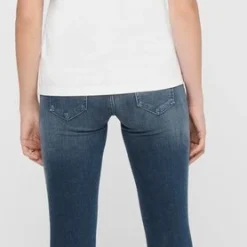 Only ONLBLUSH LIFE MID SK ANK RW REA422 NOOS Special Blue Grey Denim Dames Jeans - Maat S X L30 -Dameskleding Verkoop 278x840 12