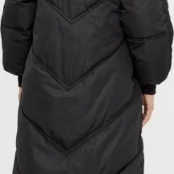 Pieces PCFELICITY LONG PUFFER JACKET Dames Jas Black - Maat L -Dameskleding Verkoop 278x840 9