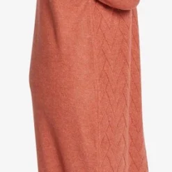 EVIVA - Gebreide Jurk Met Rolkraag - Lichtbruin -Dameskleding Verkoop 282x840 5