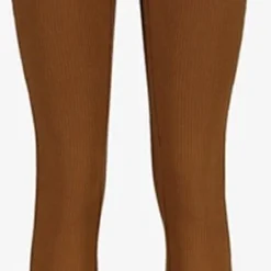 TwoDay Dames Rib Flared Loungebroek - Bruin - Maat L