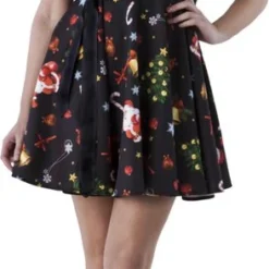 X-Mas Fashion House Kerstjurk Black Bells | Maat 46 7 X-Mas Fashion House Kerstjurk Black Bells | Maat 46 -Dameskleding Verkoop 294x840 1