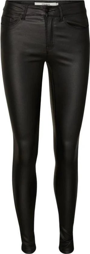 VERO MODA VMSEVEN NW SS SMOOTH COATED PANTS NOOS Dames Broek - Maat XL 1 VERO MODA VMSEVEN NW SS SMOOTH COATED PANTS NOOS Dames Broek - Maat XL