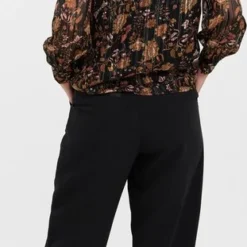 VERO MODA VMMINA L/S V-NECK TOP WVN BTQ Dames Top - Maat XL -Dameskleding Verkoop 311x840