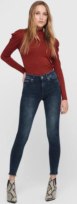 ONLY ONLBLUSH LIFE MID SK ANK RAW BB REA409 Dames Jeans - Maat XS X L32 13 ONLY ONLBLUSH LIFE MID SK ANK RAW BB REA409 Dames Jeans - Maat XS X L32 - Afbeelding 13