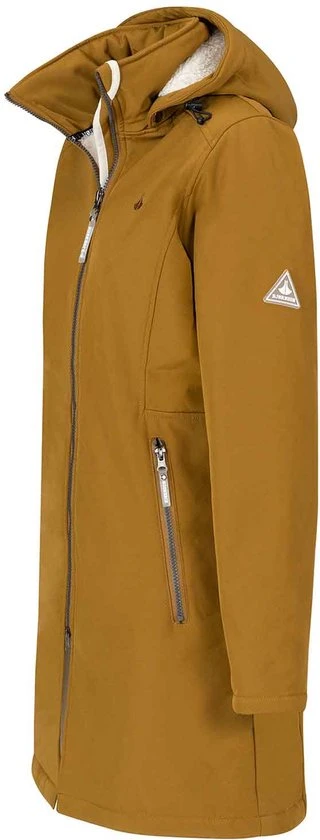 BJØRNSON Signe Softshell Winterjas Parka Dames - Teddy - Maat 54 - Tapenade 8 BJØRNSON Signe Softshell Winterjas Parka Dames - Teddy - Maat 54 - Tapenade - Afbeelding 8