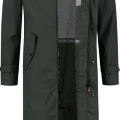 MGO Leisure Wear MGO Storm Extra Lange Regenjas - Dames Jack - Groen - Maat L -Dameskleding Verkoop 357x840 3