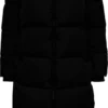 Pieces Jas Pcbee New Ultra Long Puffer Jacket 17127426 Black Dames Maat - M