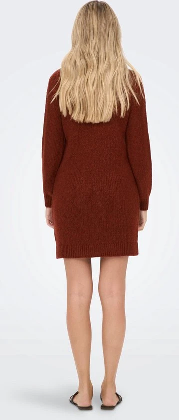 Jacqueline De Yong Jurk Jdydinea L/s Solid Rollneck Dre Knt 15271459 Burnt Henna Dames Maat - M 7 Jacqueline De Yong Jurk Jdydinea L/s Solid Rollneck Dre Knt 15271459 Burnt Henna Dames Maat - M - Afbeelding 7
