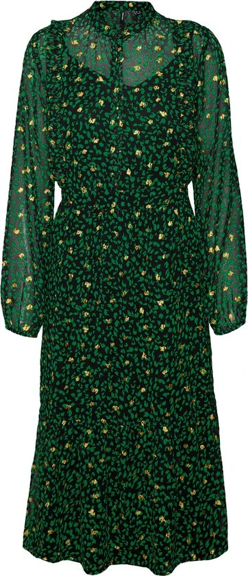 VERO MODA VMNINI L/S CALF DRESS WVN BTQ Dames Jurk - Maat S 1 VERO MODA VMNINI L/S CALF DRESS WVN BTQ Dames Jurk - Maat S