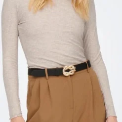 ONLY ONLEMMA L/S HIGH NECK TOP NOOS JRS Dames T-shirt - Maat M -Dameskleding Verkoop 367x840 1