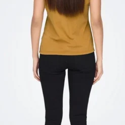 Jacqueline De Yong T-shirt Jdyfarock S/s Print Top Jrs 15201027 Ecru Olive/fearless Dames Maat - M -Dameskleding Verkoop 375x840 2