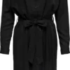 ONLY ONLMULBA LIFE L/S SHIRT DRESS WVN NOOS Dames Jurk - Maat L