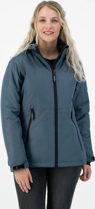 Kjelvik Dames Winterjas - Functionele Winterjas - Tyra - Blauw - Maat 46 2 Kjelvik Dames Winterjas - Functionele Winterjas - Tyra - Blauw - Maat 46 - Afbeelding 2