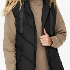 JdY JDYSKYLAR PADDED HOOD WAISTCOAT OTW Dames Jas - Maat S -Dameskleding Verkoop 387x840 2