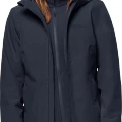 Jack Wolfskin Moonrise 3in1 Jacket Women - Outdoorjas - Dames - Blauw - Maat S