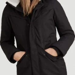 O'Neill - Winterparka Voor Dames - Journey - Zwartgrijs - Maat M -Dameskleding Verkoop 395x840 2