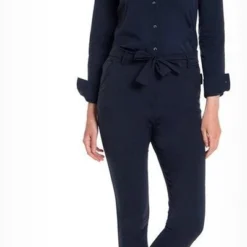 Blauwe Broek/Pantalon Van Je M'appelle - Dames - Travelstof - Maat S - 10 Maten Beschikbaar -Dameskleding Verkoop 399x840 3
