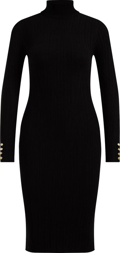 WE Fashion Dames Jurk Van Ribstof 1 WE Fashion Dames Jurk Van Ribstof