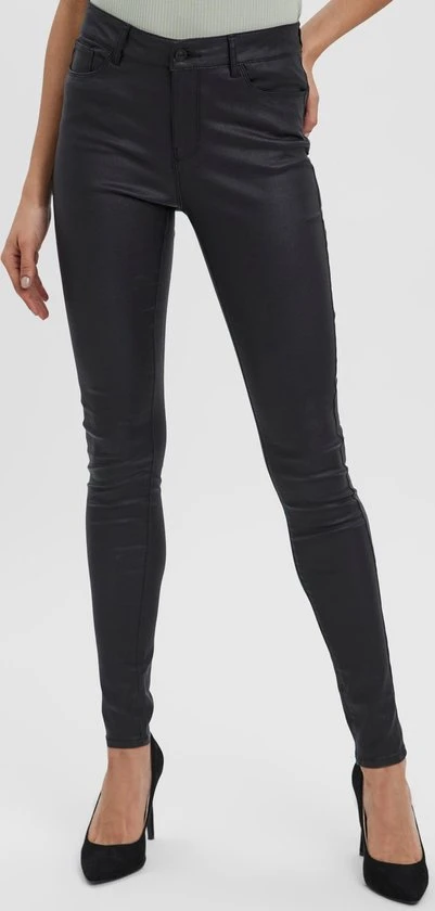 VERO MODA VMSEVEN NW SS SMOOTH COATED PANTS NOOS Dames Broek - Maat S 5 VERO MODA VMSEVEN NW SS SMOOTH COATED PANTS NOOS Dames Broek - Maat S - Afbeelding 5