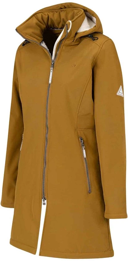 BJØRNSON Signe Softshell Winterjas Parka Dames - Teddy - Maat 54 - Tapenade 14 BJØRNSON Signe Softshell Winterjas Parka Dames - Teddy - Maat 54 - Tapenade - Afbeelding 14