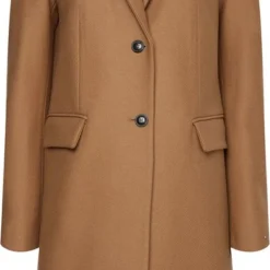 Tommy Hilfiger Wool Blend Classic Coat Jassen - Bruin