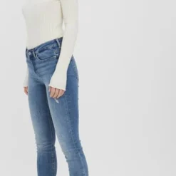 Vero Moda VMPEACH MR SK ANK CUT DST RI3101 NOOS Dames Jeans - Maat S -Dameskleding Verkoop 415x840 3