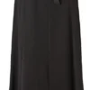 Merkloos Lange, Zwarte, Klassieke Damesrok Met Romantische Strik | Maat 42/T5