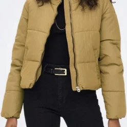 Only Jas Onldolly Short Puffer Jacket Otw No 15205371 Tigers Eye Dames Maat - S