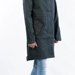 Ralka Regenjas Dames - Mizzle - Donkergroen - Maat 38 -Dameskleding Verkoop 419x840 1