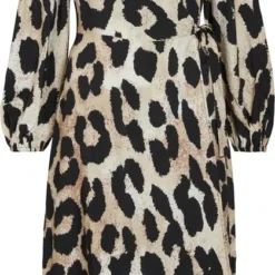 OBJECT OBJLEONORA L/S WRAP MIDI DRESS NOOS Dames Jurk - Maat 40 -Dameskleding Verkoop 419x840 6