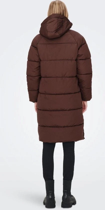 Only Jas Onlamanda Long Puffer Coat Cc Otw 15233425 Chestnut Dames Maat - S 5 Only Jas Onlamanda Long Puffer Coat Cc Otw 15233425 Chestnut Dames Maat - S - Afbeelding 5