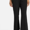 TAIFUN Dames Nette 7/8-broek Kick Flared Schwarz-36