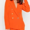 LOLALIZA Blazer - Oranje - Maat 42