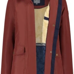 MGO Leisure Wear MGO Sue Wijn Rood - Dames Winterjas - Waterdicht En Winddicht - Teddy Voering - Regenjas Maat L -Dameskleding Verkoop 431x840 6