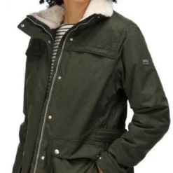 De Regatta Linette Jas - Jas - Dames - Waterdicht - GeÃ¯soleerd - Donkergroen