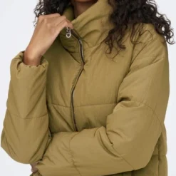 Only Jas Onldolly Short Puffer Jacket Otw No 15205371 Tigers Eye Dames Maat - S -Dameskleding Verkoop 437x840 6