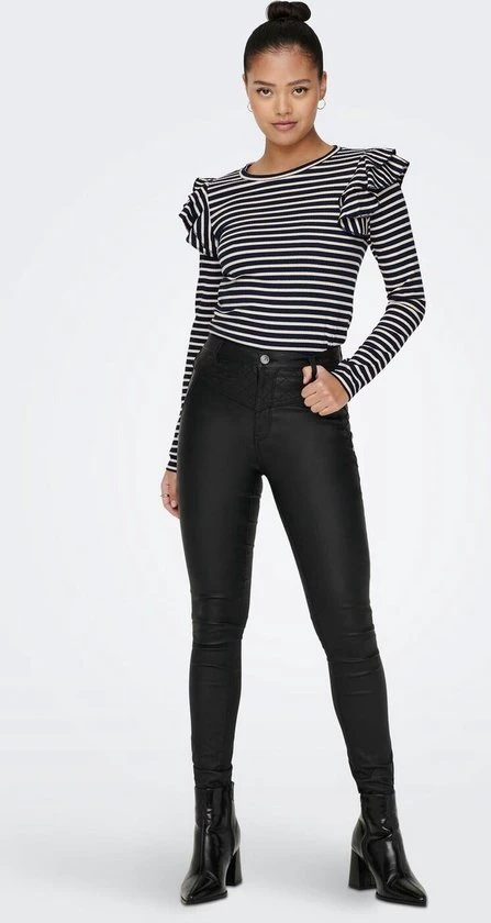 JDY JDYMILLE L/S FRILL TOP JRS Dames Top - Maat S 3 JDY JDYMILLE L/S FRILL TOP JRS Dames Top - Maat S - Afbeelding 3