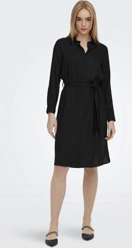 ONLY ONLMULBA LIFE L/S SHIRT DRESS WVN NOOS Dames Jurk - Maat L 4 ONLY ONLMULBA LIFE L/S SHIRT DRESS WVN NOOS Dames Jurk - Maat L - Afbeelding 4