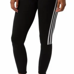 Adidas Run 3Stripes Tight W Sportlegging Dames - Zwart - Maat M