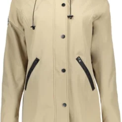 Zoso Jas Outdoor Softshell Coat 224 Oatmeal 0132 Dames Maat - M