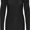NOISY MAY NMINFINITY L/S ROUCHING DETAIL DRESS Dames Jurk - Maat S