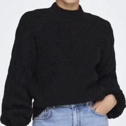 ONLY ONLLEISE FREYA LS HIGH NECK PULLOVER KNT Dames Trui - Maat L -Dameskleding Verkoop 459x840 8