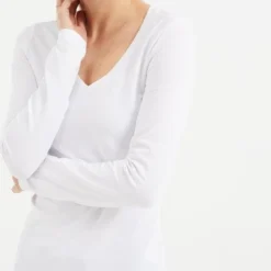 WE Fashion Dames Biologisch Katoen Shirt - Maat XL -Dameskleding Verkoop 459x840 9