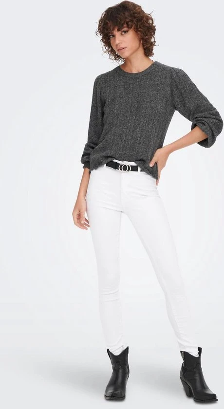 Jacqueline De Yong Trui Jdyspencer Life L/s Structure Pull. 15260262 Dark Grey Melange Dames Maat - L 5 Jacqueline De Yong Trui Jdyspencer Life L/s Structure Pull. 15260262 Dark Grey Melange Dames Maat - L - Afbeelding 5