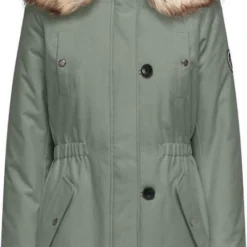 Only Jas Onliris Fur Winter Parka Cc Otw 15213755 Shadow Dames Maat - XS -Dameskleding Verkoop 462x840 1