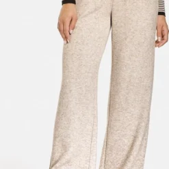 GERRY WEBER Dames Casual Joggingbroek Light Taupe-Melange-46